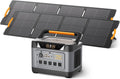 UDPOWER S1200 Solar Generator with 420W Panel, 1190Wh LiFePO4, 1200W (Surge 1800W) UPS, 1.5H Fast Charge, for Home Backup Outdoor RV Emergency