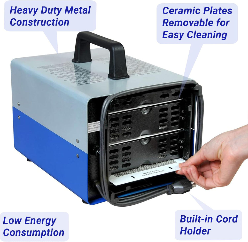 OdorFree Villa 3000 Ozone Generator for Eliminating Odors, permanently removing Tobacco, Pet and Musty Odors at their Source - Easily Treats Up To 3000 Sq Ft