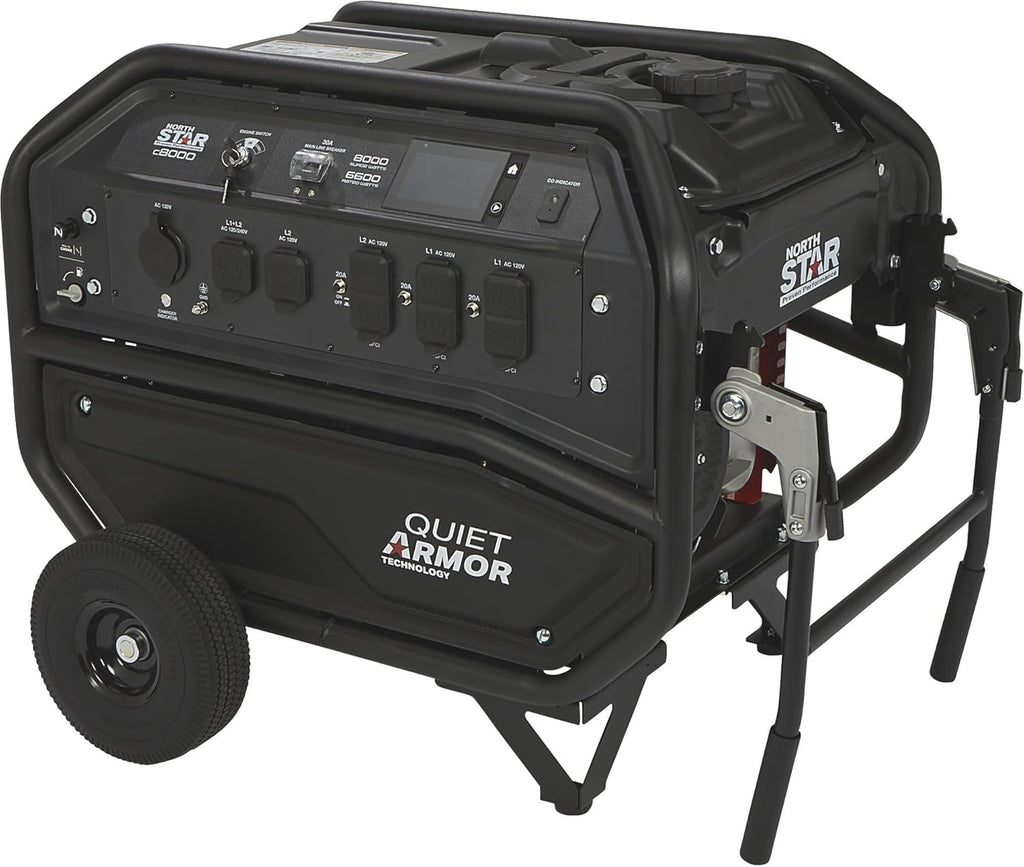 NorthStar c15000s Commercial-Grade Portable Generator with Electric Start, 15,000 Surge Watts, 13,500 Rated Watts, Model# 1654406