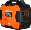 GENKINS Portable Inverter Generator 3800 Watt Gas Generato Super Quiet with Parallel Capability for RV Ready Camping Outdoor, EPA Compliant