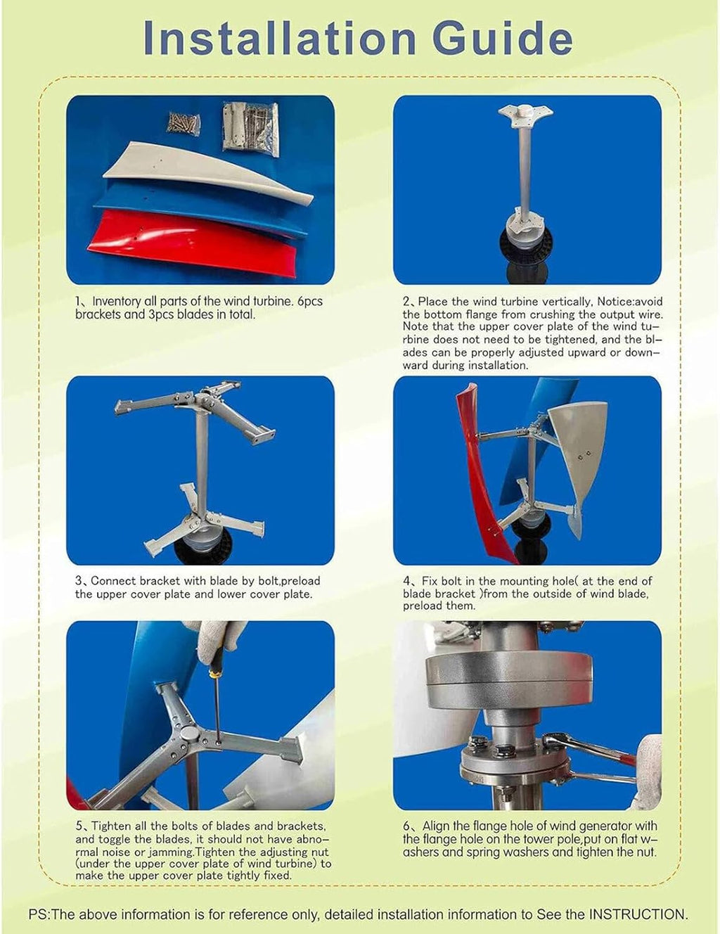 10000W Vertical Wind Generator for Home Use, 3 Phase AC Permanent Magnet Turbine with Controller, Ideal for Street Lighting, 24V Renewable Energy Solution