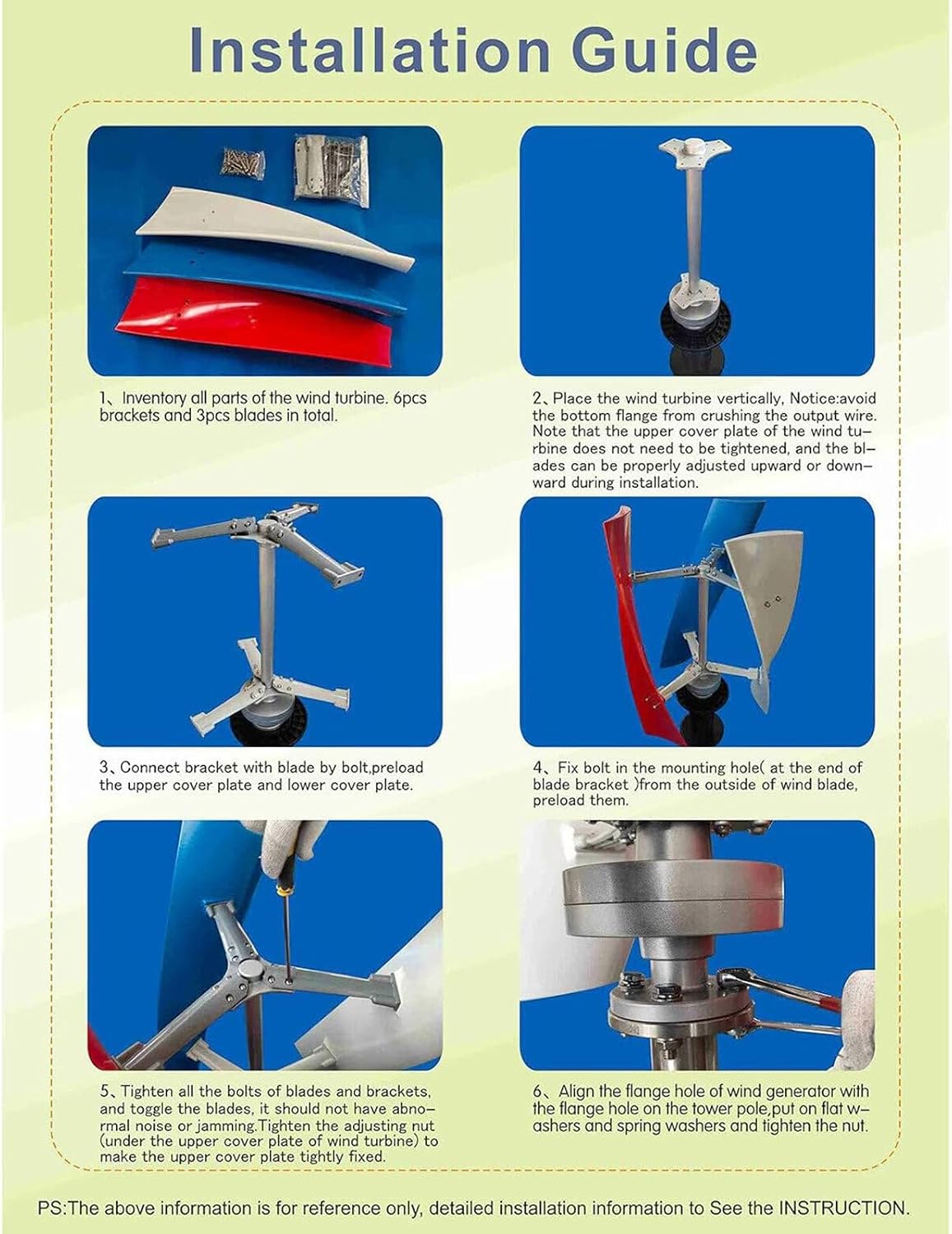 10000W Vertical Wind Generator for Home Use, 3 Phase AC Permanent Magnet Turbine with Controller, Ideal for Street Lighting, 24V Renewable Energy Solution