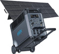 3840Wh ABOK Ark3600 Solar Generator Kit with 400W Solar Panel, 2000W Max Solar Input Electric 3600W Power Station for Garage, Home, Off-Grid Living, Camping, RVs, Outdoor Adventures, Power Outages