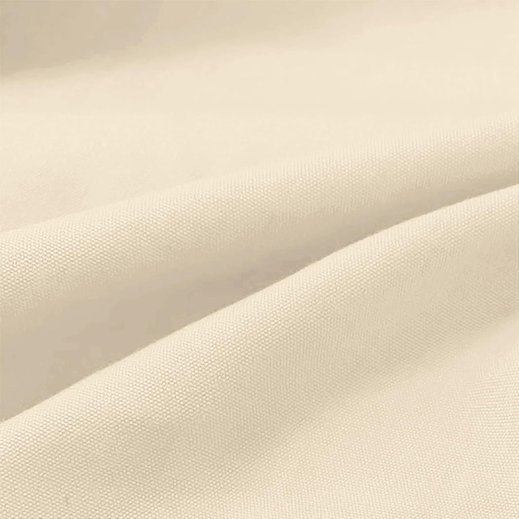 Vivere All Weather Polyester and Cotton Double Hammock Cacoon, Natural White