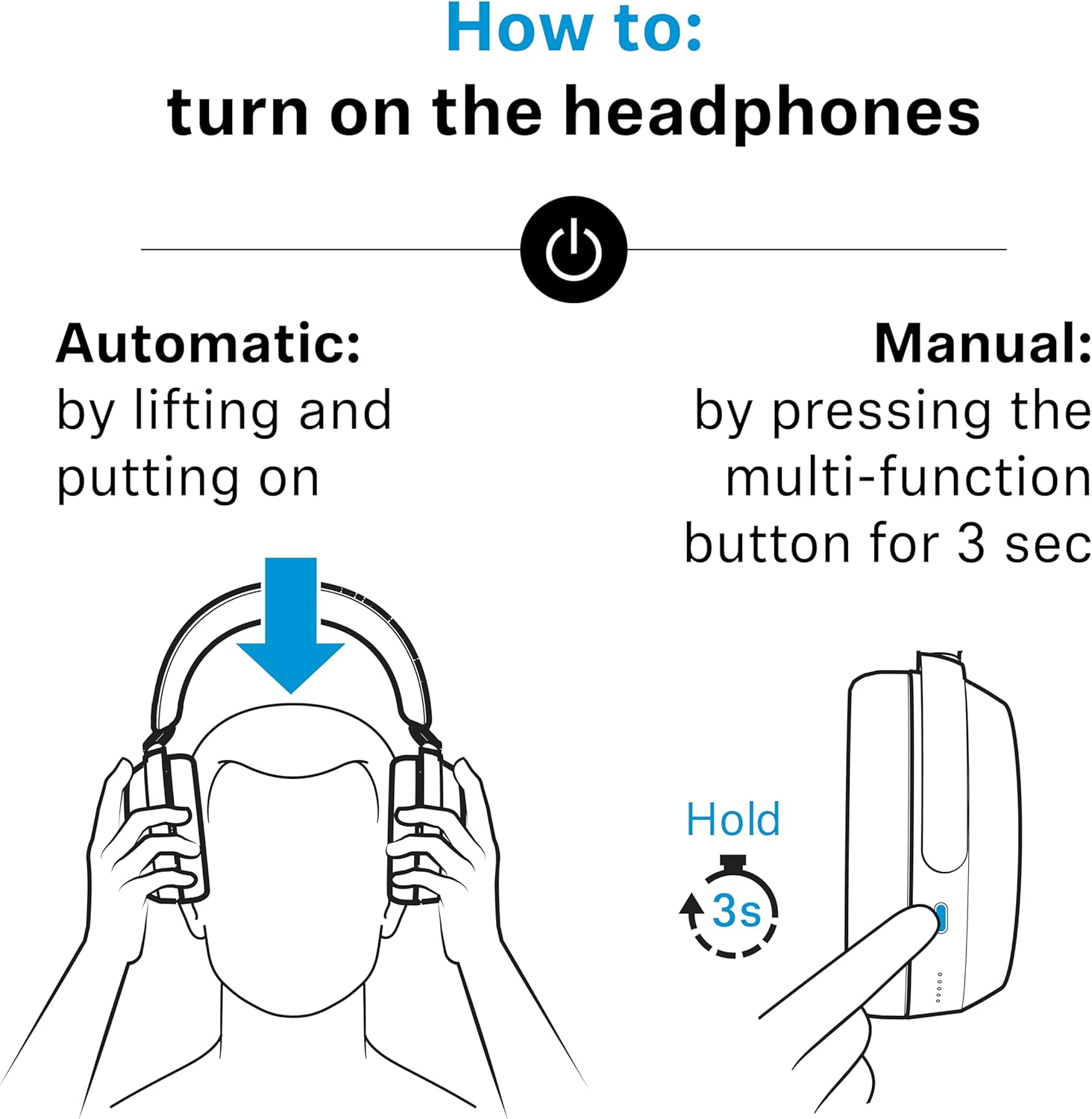 Sennheiser Momentum 4 Wireless Noise Cancelling Headphones - Bluetooth Headset for Crystal-Clear Calls with Adaptive Noise Cancellation, Over-Ear Headphones, 60h Battery Life, Folding Design, Black