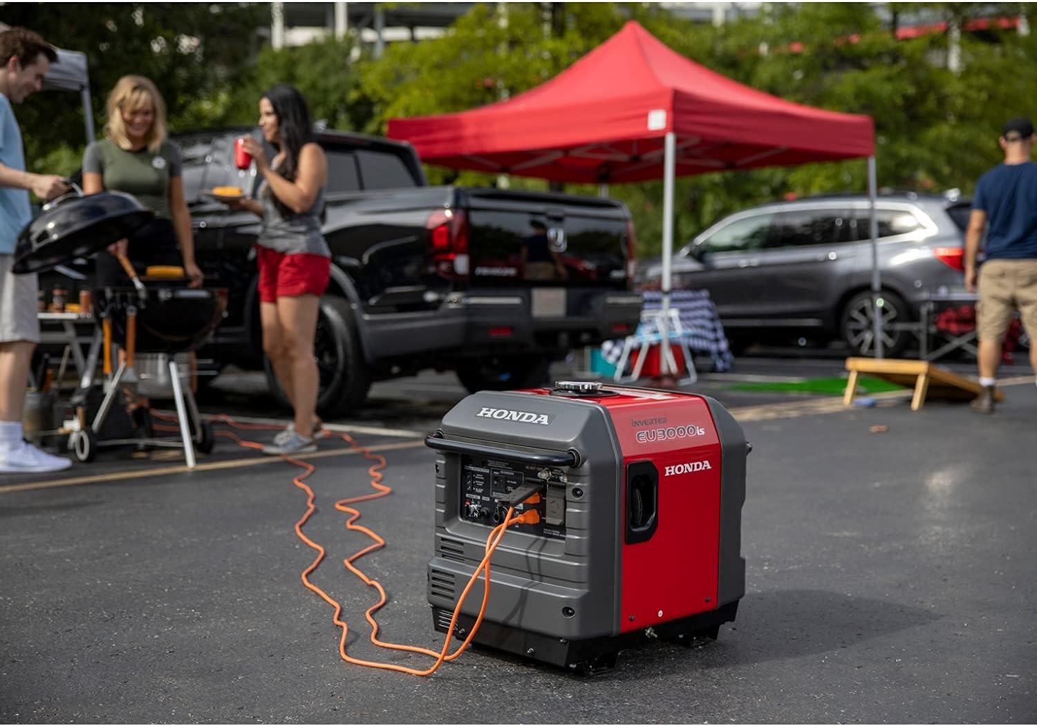 Honda EU3000IS1AN 3000-Watt 120-Volt Inverter Generator with CO-MINDER - 49-State