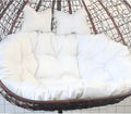 Water Proof Hanging Egg Chair Cushions Replacement, Cushion Only, Double Swing Chair Cushion,Waterproof Thicken Hanging Basket Seat Cushion, 2 Seater Chairs Cushions for Outdoor