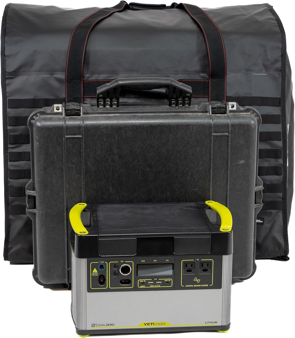Mission Darkness Dry Shield Revelation EMP Armor for Generators & Extra-Large Electronics // Military-Grade Waterproof Faraday Bag for Digital Forensics Preppers EMP CME Solar Flare Protection