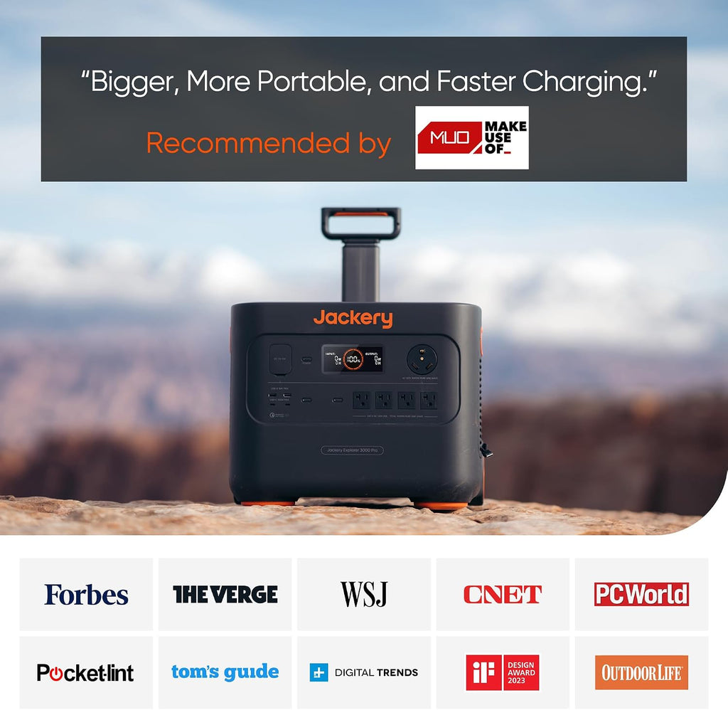 Jackery Solar Generator 3000 Pro (Renewed)
