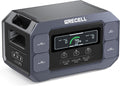 GRECELL Portable Power Station 2200W Solar Generator 1126Wh LiFePO4 Battery Pack with 1200W AC Charging & 800W Solar Charging, 1.25Hrs Fast Charging with 4×2200W(4800W Peak) AC Outlets for Home Travel
