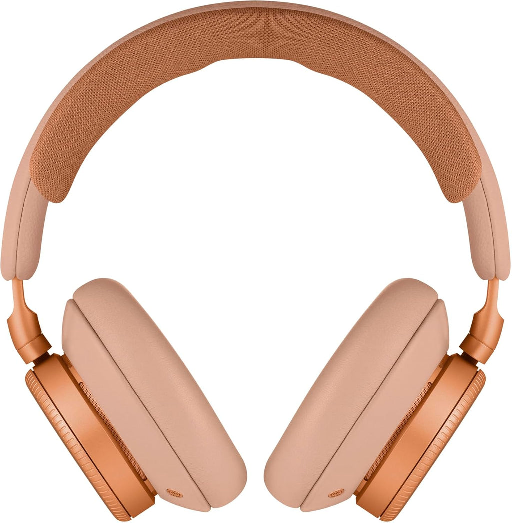Bang & Olufsen Beoplay H100 Premium Wireless Active Noise Cancelling Over-Ear Headphones with Protective Carrying Case, Sunset Apricot