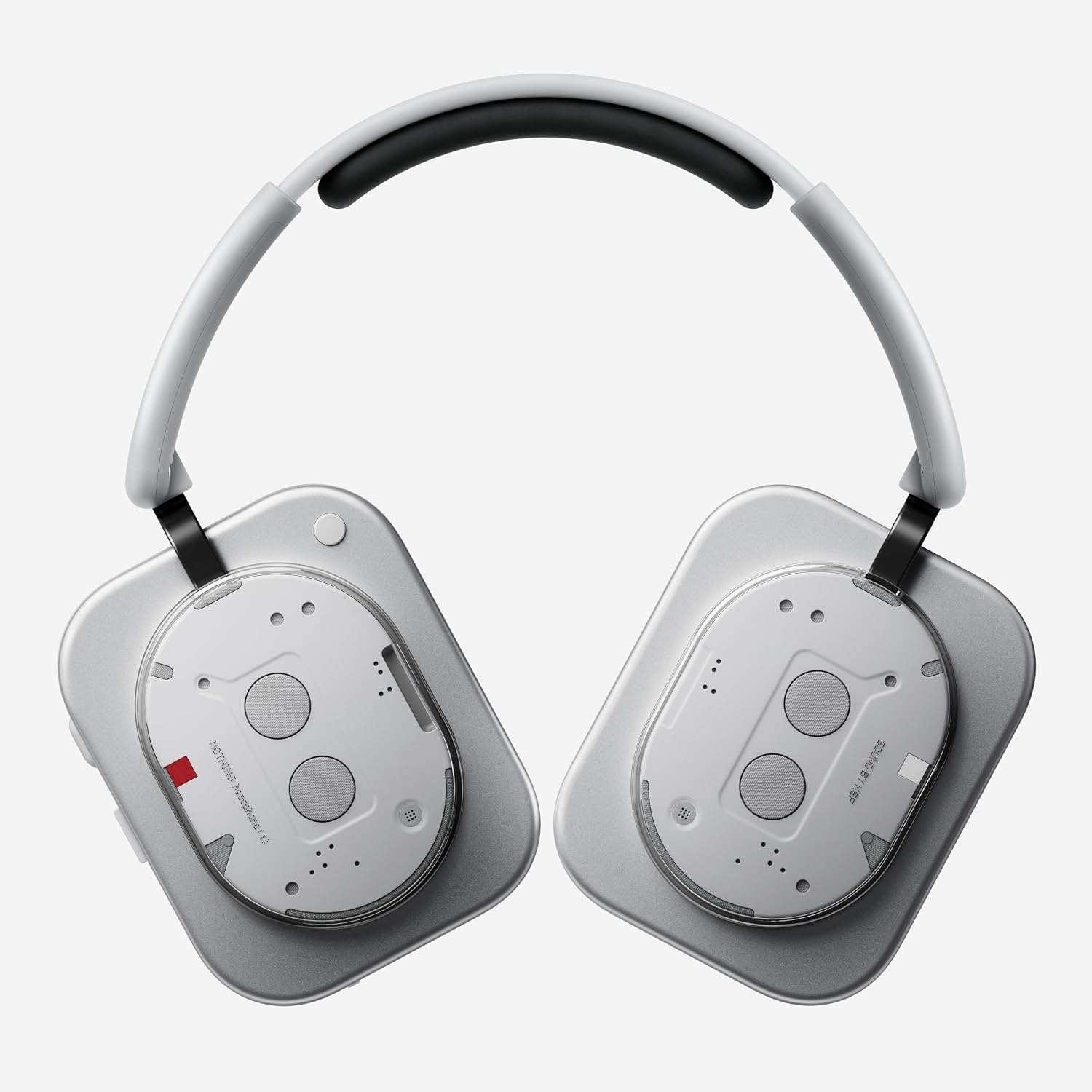 Nothing Headphone (1) Hybrid Active Noise Cancelling Headphones, Wireless Over-Ear Headphones with 6 Mics, 80Hrs Playtime, Hi-Res Audio, KEF-Tuned, Spatial Sound, Comfort Fit & Fast Charging White