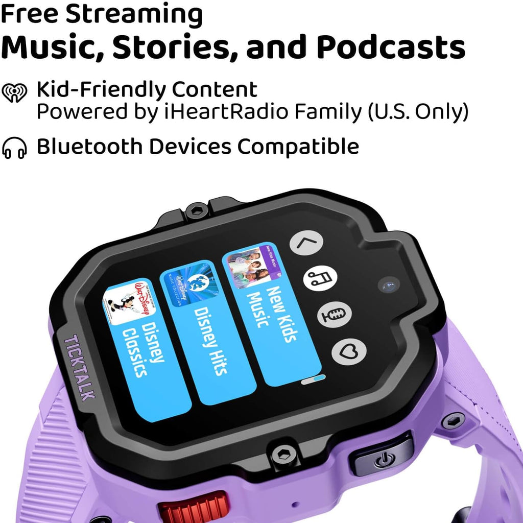 TickTalk5 Smart Watch for Kids with GPS Tracker, Video Calling, Texting, and Parental App, 4G Smartwatch with Free Music, Phone Calls, and Reminders for Kids Ages 3-12