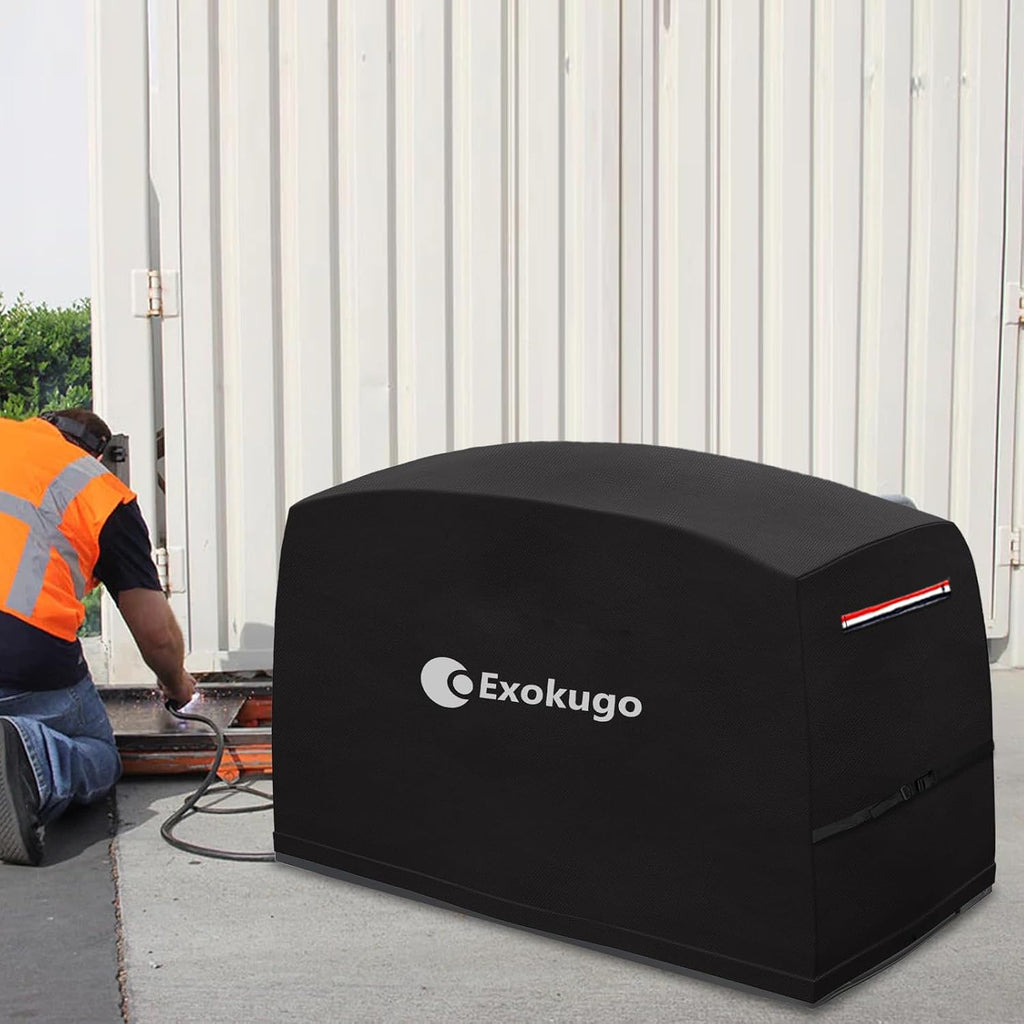 Waterproof Engine Welder Generator Cover for Ranger GXT Series Welder,Engine Driven Welder Cover with Plush Linner,All Weather Protection, Black
