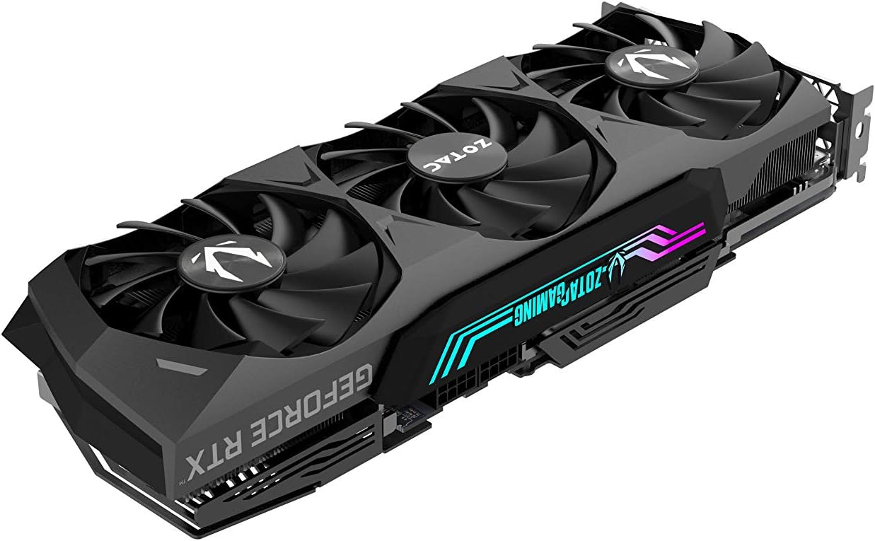 ZOTAC Gaming GeForce RTX 3080 Trinity OC 10GB GDDR6X 320-bit 19 Gbps PCIE 4.0 Gaming Graphics Card, IceStorm 2.0 Advanced Cooling, Spectra 2.0 RGB Lighting, ZT-A30800J-10P