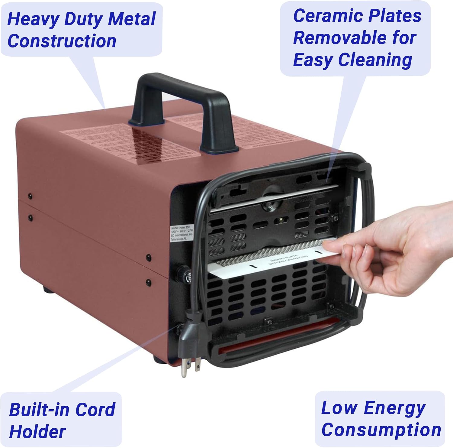 OdorFree Suite 1500 Ozone Machine Odor Removal for Eliminating Smells from Small Apartments, Hotels, Vehicles and Boats - Ozone Generator