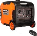 Genkins 4500W Portable Inverter Generator Gas Powered Pure Sine Wave Lightweight Quiet Electric and Remote Start Parallel Capability for Camping RV Home Backup