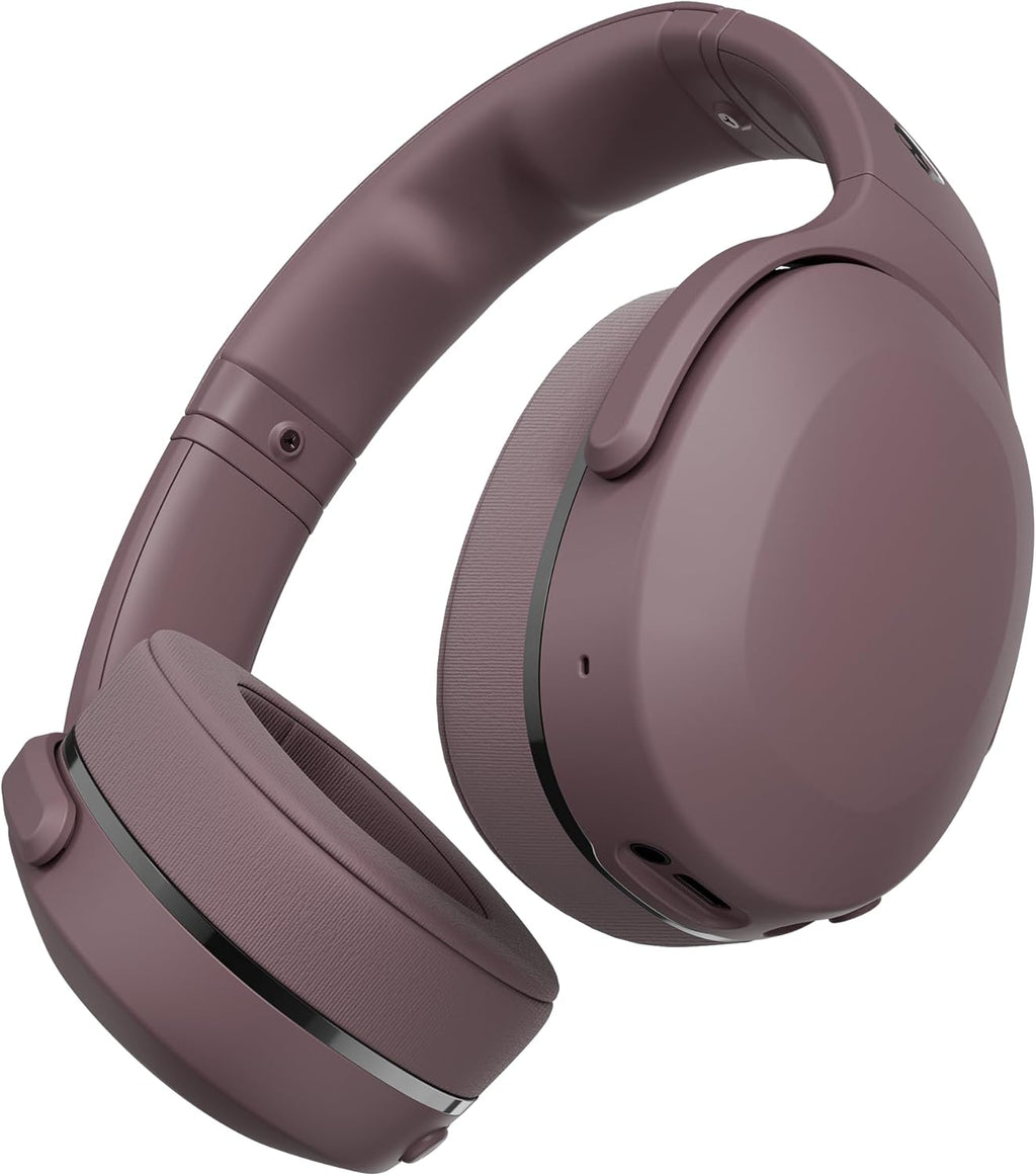 Skullcandy Crusher 540 Active Wireless Bluetooth Headphones with Multi-Sensory Bass, Noise Isolating Over-Ear Fit, Sweat and Water Resistant, 40 Hours Battery, Microphone for iPhone Android - Smoke