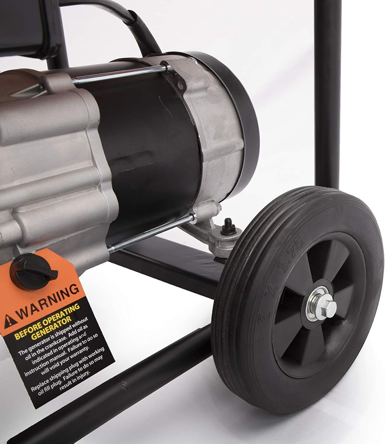 ETQ Tough Quality 2000/3600Watt Portable Generator - Extremely Quiet - CARB Compliant (3600W gas-powered)
