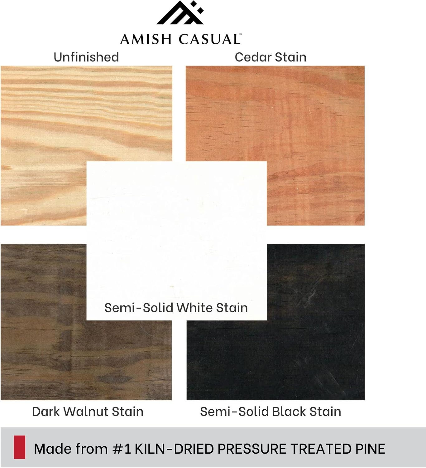 Amish Casual Heavy Duty Mission Pressure Treated Swing Chair with Cupholders (Semi-Solid White Stain)