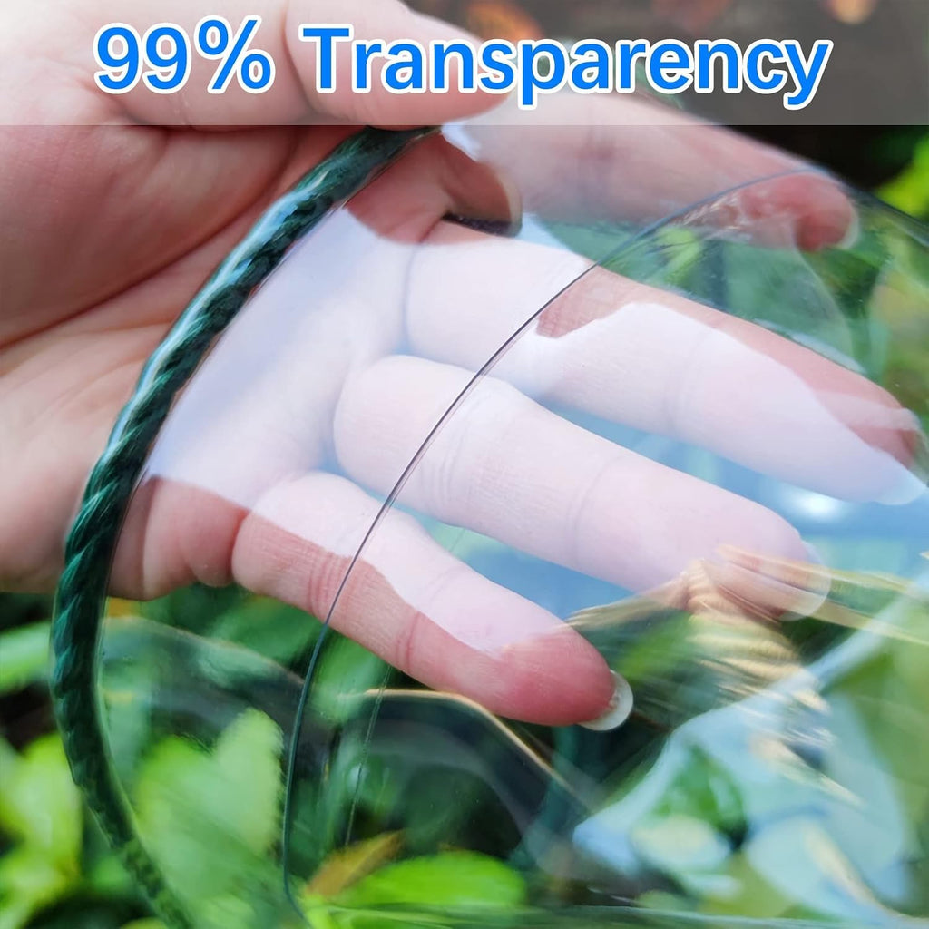Waterproof Side Panels Clear Tarp Panel with Zipped Door, Weather Resistant Pergola Side Curtains, for Gazebo, Porch, Customizable (Size : 15x8ft/4.5x2.5m)