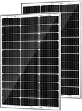 SOLPERK 200 Watt Solar Panels, 2PCS 12V 100 Watt Solar Panel High-Efficiency, 200W Solar Panel for Home, RV, Camping, Marine, Rooftop, Off-Grid Applications