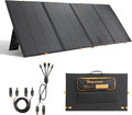 400W Portable Solar Panel,Foldable Solar Panel Power Backup,36V Output Solar Charger for Power Station Off Grid Outdoor Activities, RV, Marine,Camping, Solar Generator, IP67 Waterproof
