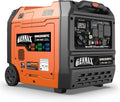 GENMAX 6250w Tri-Fuel Silent Inverter Generator(2026Model)Features 2-Wire Auto Start/Stop,bluetooth APP Control,CO Sensor,Digital Display&50A Outlet-Ideal for Home Backup&Camping Outdoor,EPA Compliant