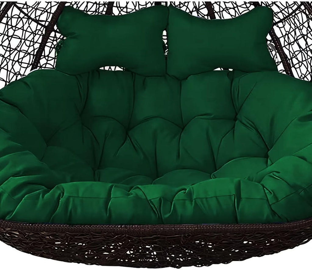 Water Proof Hanging Egg Chair Cushions Replacement, Cushion Only, Double Swing Chair Cushion,Waterproof Thicken Hanging Basket Seat Cushion