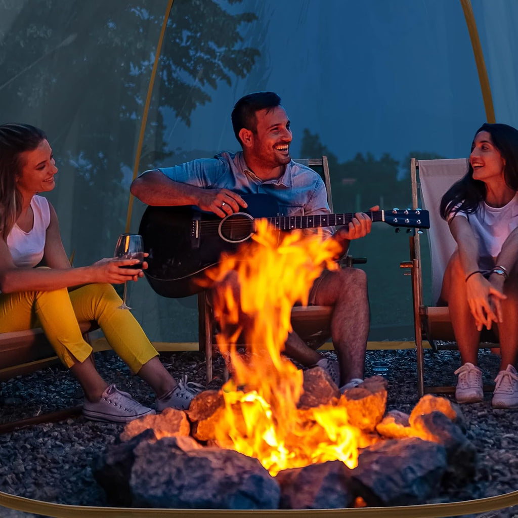 Alvantor® Pop Up Bubble Tent®,Large Oversize Igloo Screen House,4-6 Person Cold Protection Outdoor Igloo, Winter Tent Snaps Fit 10'x10'x6.5'