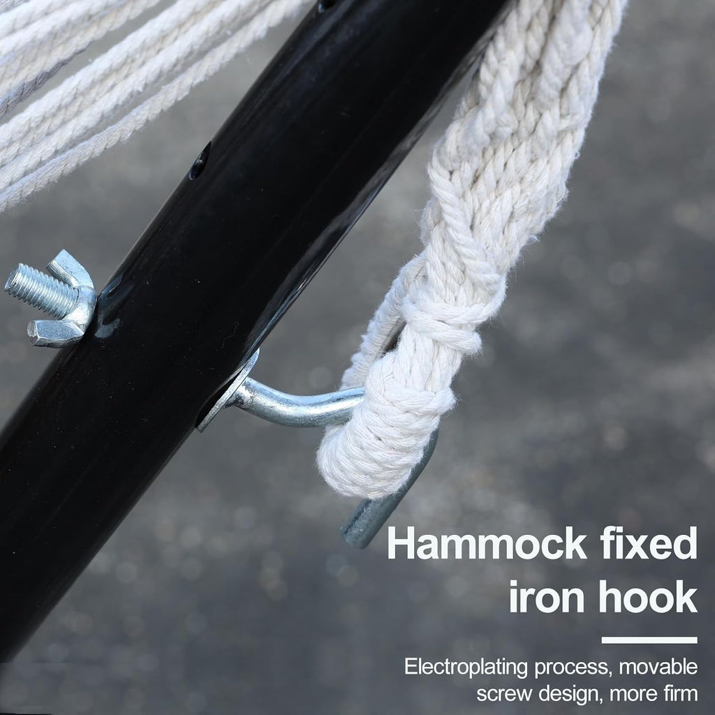 Swing Hammock Stand, A-Shaped Strong Load Bearing Hammock Stand, Anti-Deformed Hammock Chair Stand Swing Support Rack for Home or Outdoor (Red)