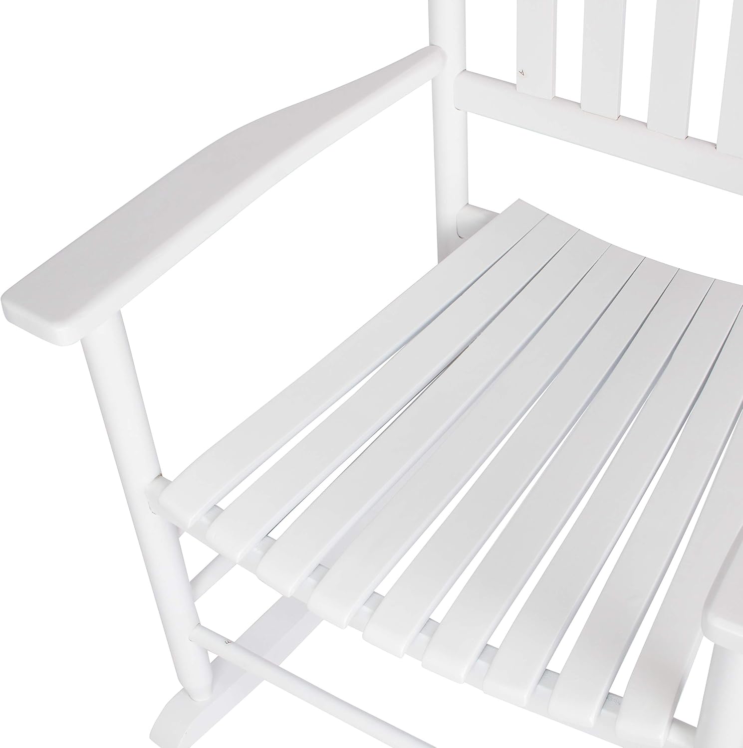Shine Company Maine Wood Rocking Chair, White