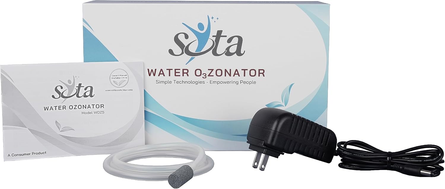 Water O3zonator by SOTA Instruments - Personal Home Ozonator for Oxygen-Rich, Fresh-Tasting Drinking Water