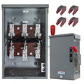 3P 200A Generator Transfer Switch,Upgraded Heavy Duty 48000W Manual Transfer Switch for Home,General Double-Throw Safety Switch 120/240-Volt Transfer Switch for Generator Indoor & Outdoor