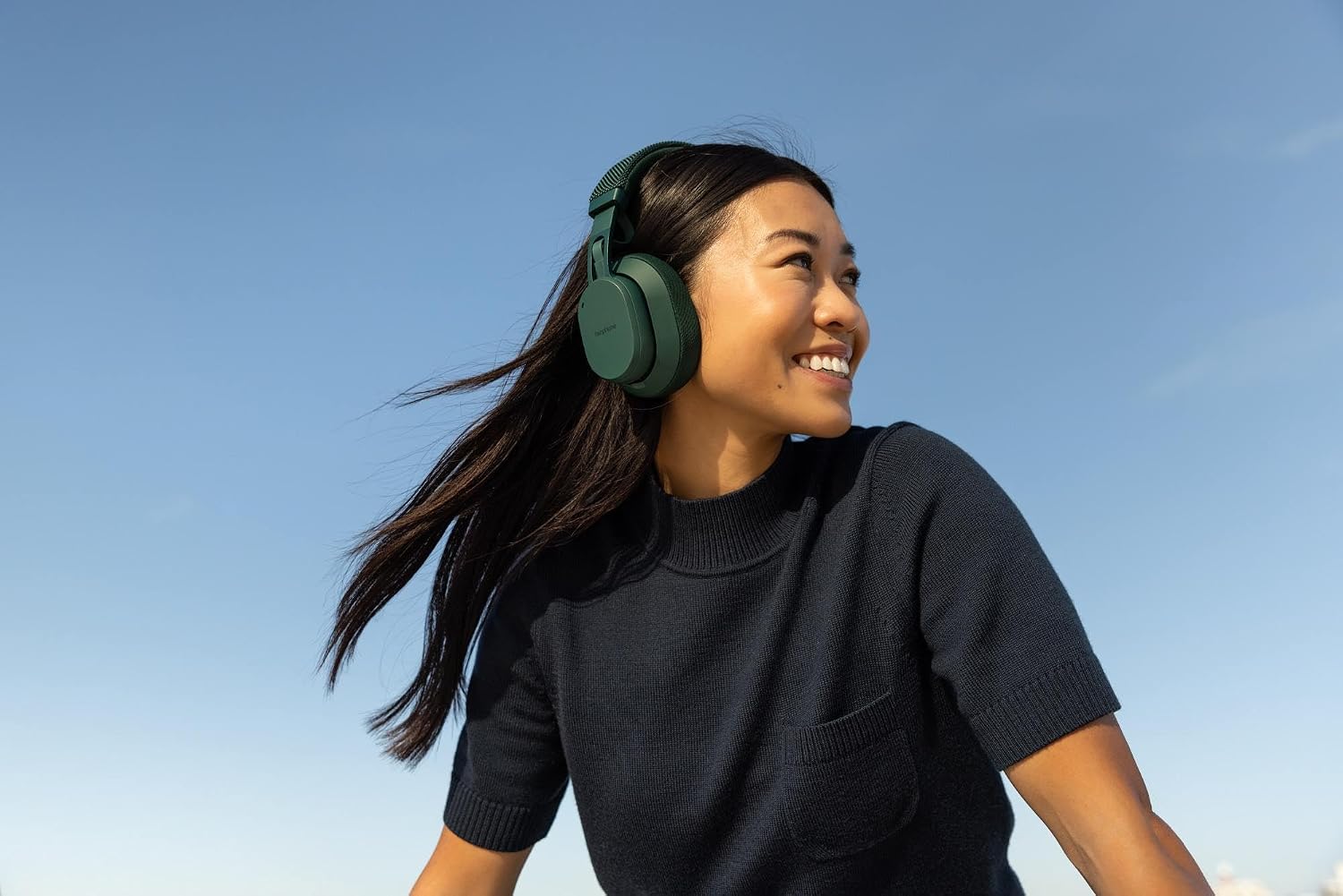 Fairphone Fairbuds XL Forest Green Over-Ear Wireless Headphones with Active Noise Cancelling, aptX-HD 24-bit Audio, 30 H Battery, IP54 Weatherproof, Replaceable Parts