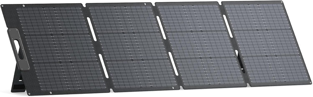 BLUETTI 200W Solar Panel for Solar Generator EB3A AC2A AC50B AC70 AC180 AC200L Elite 200 V2 AC300 AC500 B300K, Foldable Solar Charger with Adjustable Kickstands for RV, Camping, Blackout