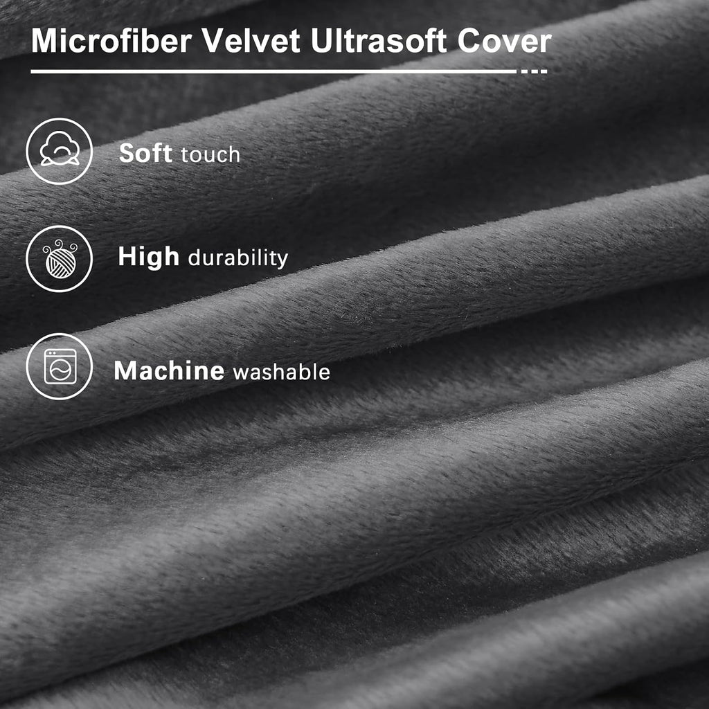 Bean Bag Chairs for Adults - Giant Bean Bag Chair Convertible Bean Bag Bed - Beanbag Chair with Micro Fiber Cover/Furniture Foam Filler - Floor Couch Sofa in Bedroom Dorm Room - Queen Charcoal