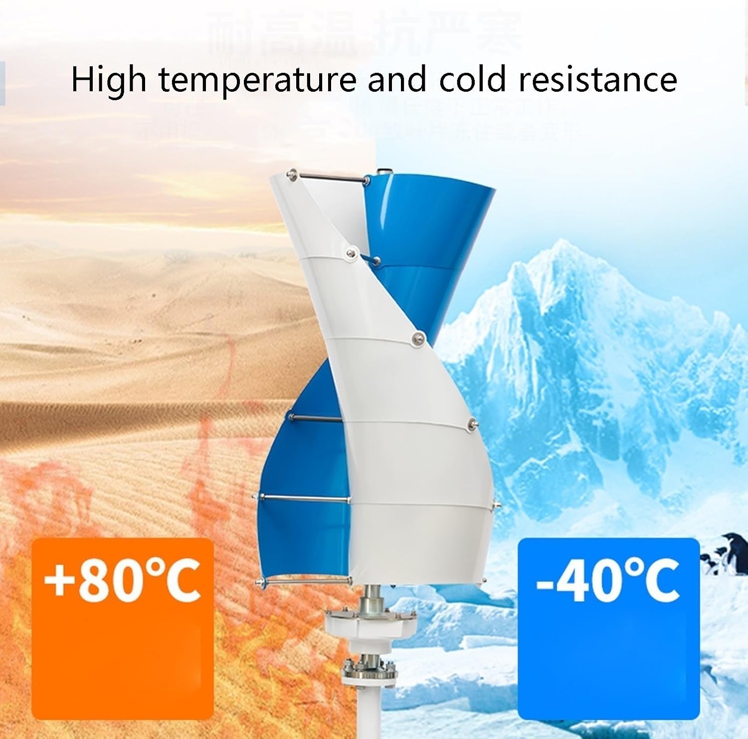 3KW Wind Turbine Generator Kit 24v 48v 96v 120v Vertical Axis Wind Turbine Generator Free Energy Windmill 3 Phase Generator for Home use (48, Volts)