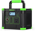 300W Portable Power Station 288.6Wh Solar Generator with 600W Peak, PD 60W USB-C, QC3.0 & 5W Wireless Charger for Camping, Emergency Backup, RV & Home Use