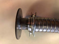 GenExhaust for Champion Generator 3-Hole Round #72 Cover Plate 1-1/2' Steel Exhaust Extension 2 Foot Length