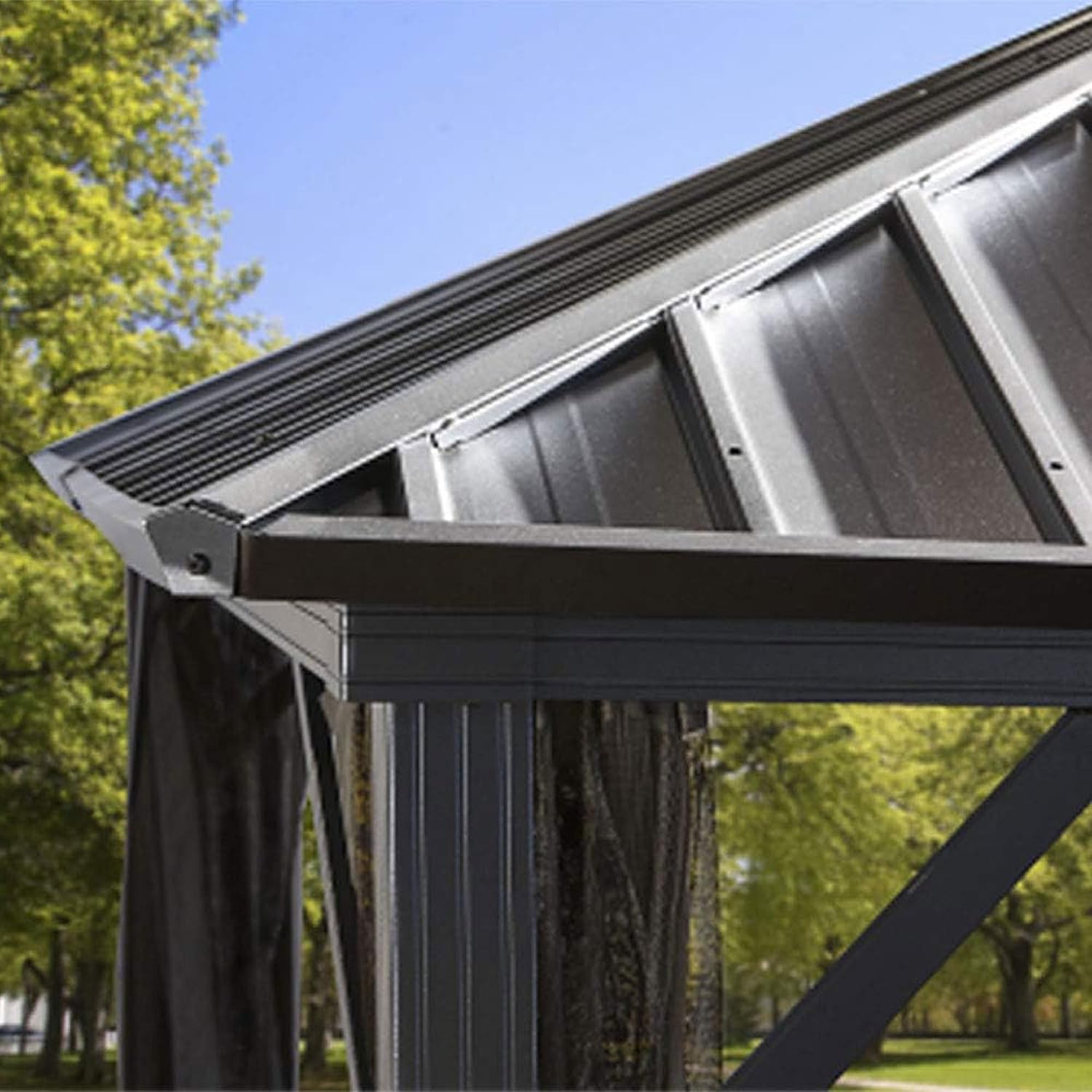 Sojag Outdoor 10' x 10' Dakota Hardtop Gazebo Outdoor Sun Shelter