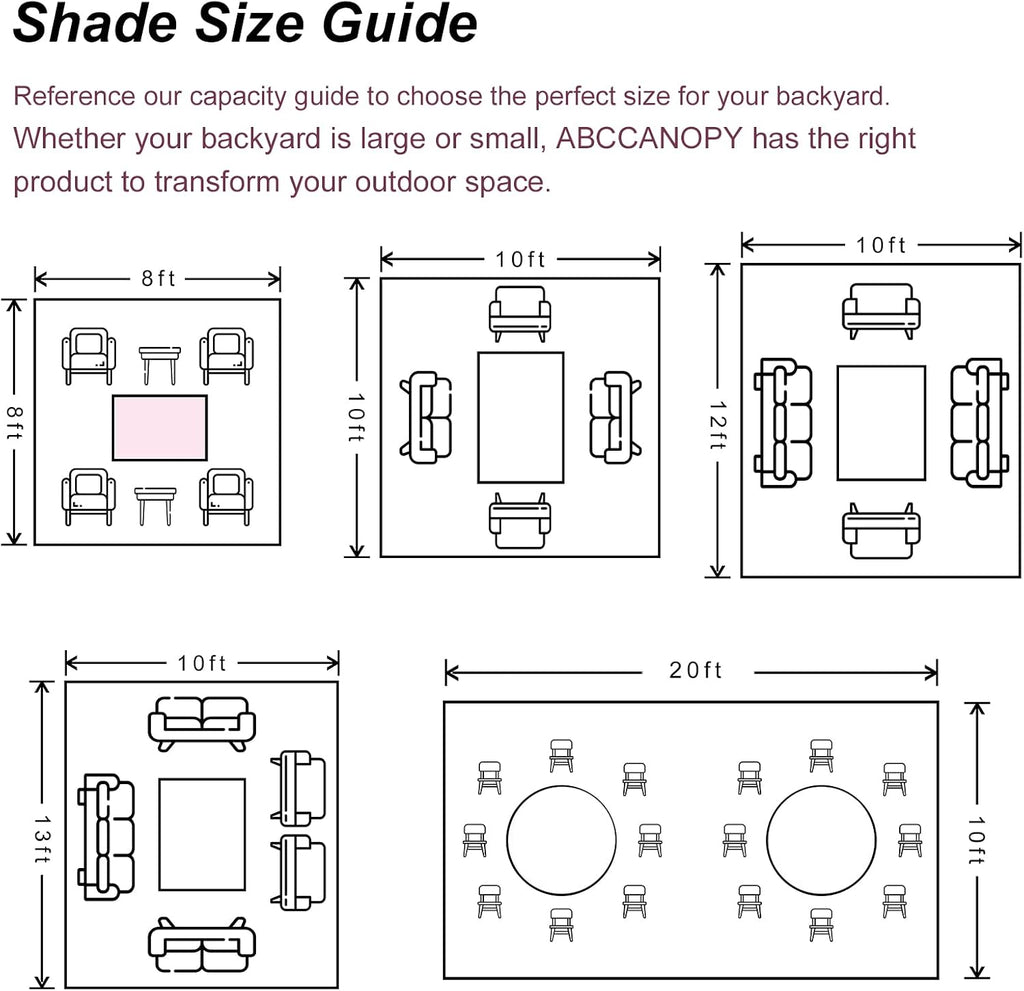 ABCCANOPY 8x8 Outdoor Gazebo - Patio Gazebo with Mosquito Netting, Outdoor Canopies for Shade and Rain for Lawn, Garden, Backyard & Deck (Khaki)