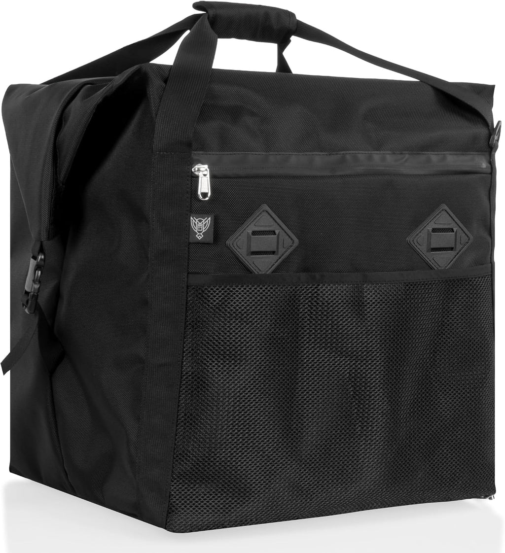 Xtreme Sight Line ~ G CUBƎ 50 Faraday Bag for Small to Medium Generators and Electronics ~ Protects Against EMP/CME/EMF/RF ~ Diamond Form Farday Interior ~ 1680D Ballistic Nylon Exterior ~ Black