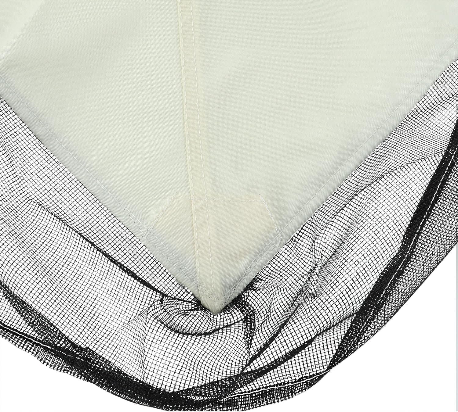 Replacement Canopy Top for Lowe's Allen Roth High Performance Ripstop Heavy Duty Gazebo Roof Gazebo Top with Air Vent 10X12 Gazebo Cover,White