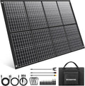 100W Portable Solar Panel, Foldable Monocrystalline Solar Charger with 18V DC & USB Outputs, IP65 Waterproof Folding Solar Panels for Portable Power Station, Camping, RV, Off-Grid, Hiking