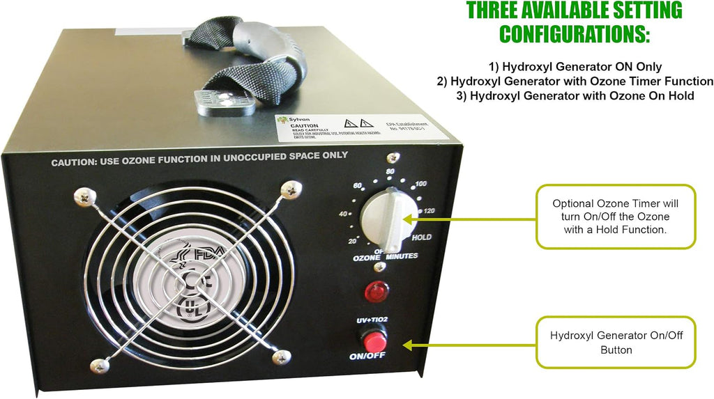Sylvan HX-3000 Hydroxyl Generator with Optional Ozone Machine