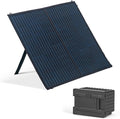 NewAir Solar Generator Kit with 100W Solar Panel and 173W Removeable/Rechargeable Lithium Battery
