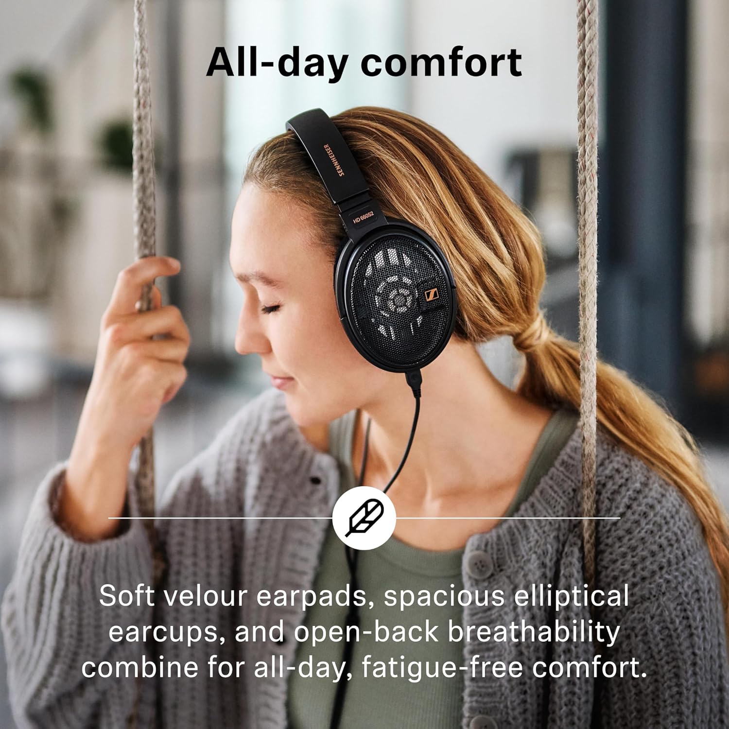 Sennheiser HD 660S2 - Audiophile Open-Back Over Ear Headphones with Deep Bass Extension and Refined Acoustic Performance, Over-Ear Headphones for PC, Music, Gaming, Podcasts, Premium Black