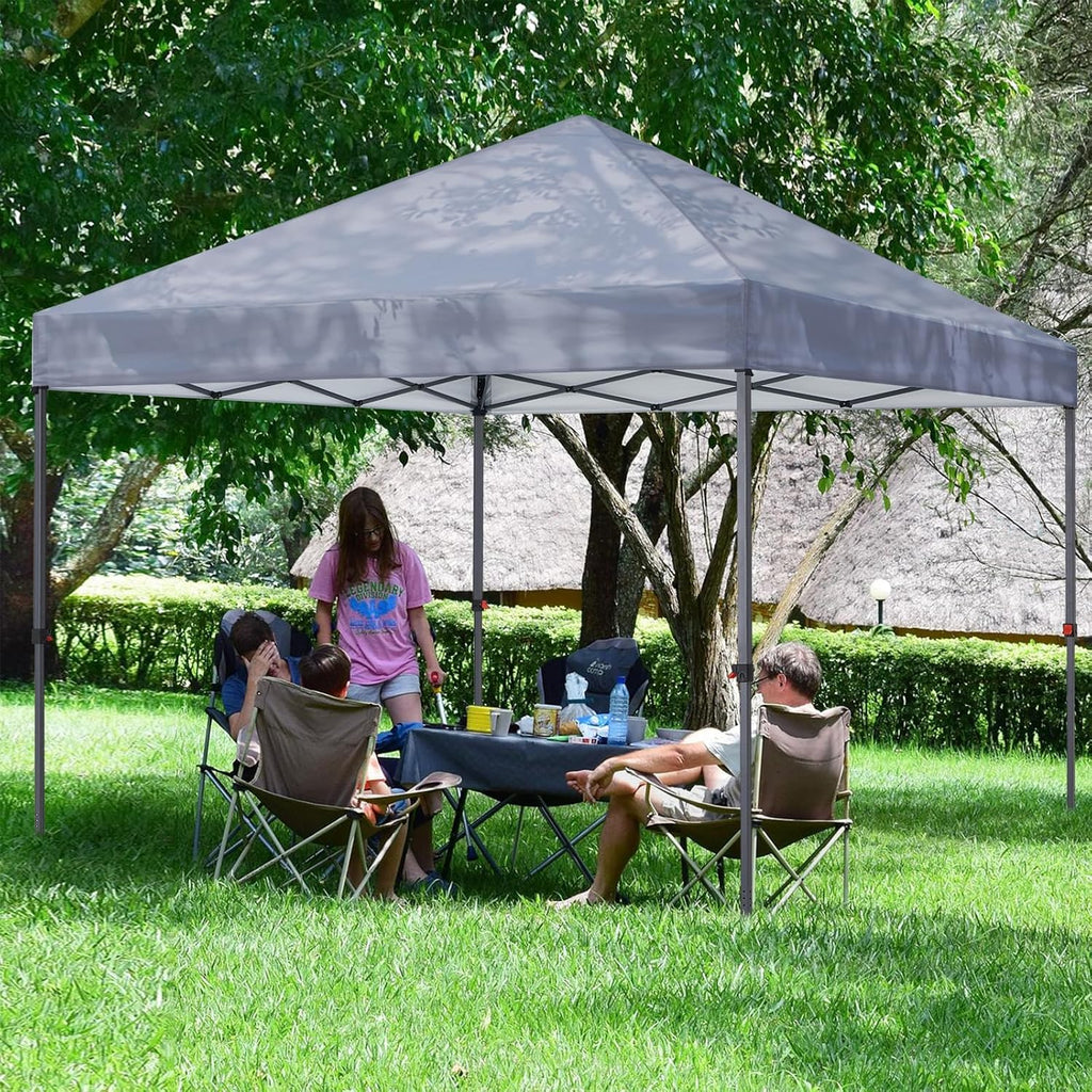 COOSHADE Easy Pop Up Tent 8x8Ft(Grey)