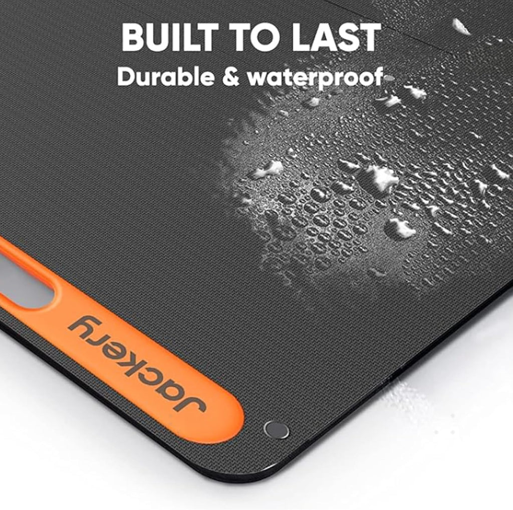 Jackery SolarSaga 200W Portable Solar Panel,IP68 Foldable Bifacial Solar Panels,Compatible with Jackery Explorer Power Station and Solar Generator,for Rooftops Outdoor Camping Off-Grid (Renewed)